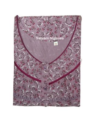 Satyam Nighties 100% Pure Soft Cotton Women 3XL Size Premium Nighty