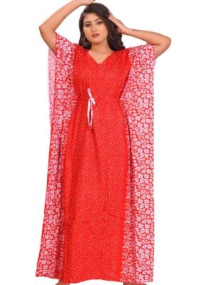 Fabimi Women L Size Cotton Kaftan Nighty New