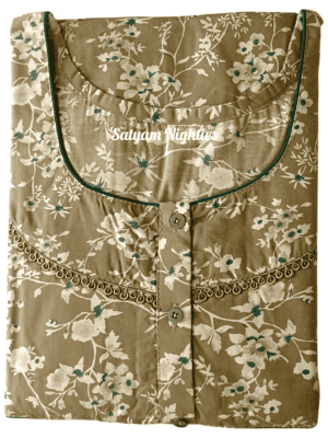 Satyam Women's Plus Size Nighty 3XL | Soft Bizzy Lizzy Sleepwear