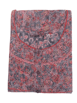 Satyam Nighties Women’s Bizzy Lizzy Nighty, 3XL - Comfortable and Stylish Plus Size Sleepwear
