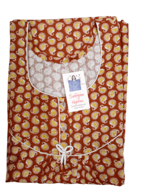 Satyam Nighties Women’s Soft Cotton Nighty – Regular Size