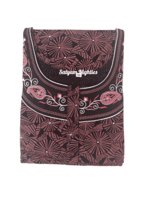 Home 19 Satyam Nighties Women’s Reyon Nighty, 3XL – Comfortable and Stylish Plus Size Sleepwear